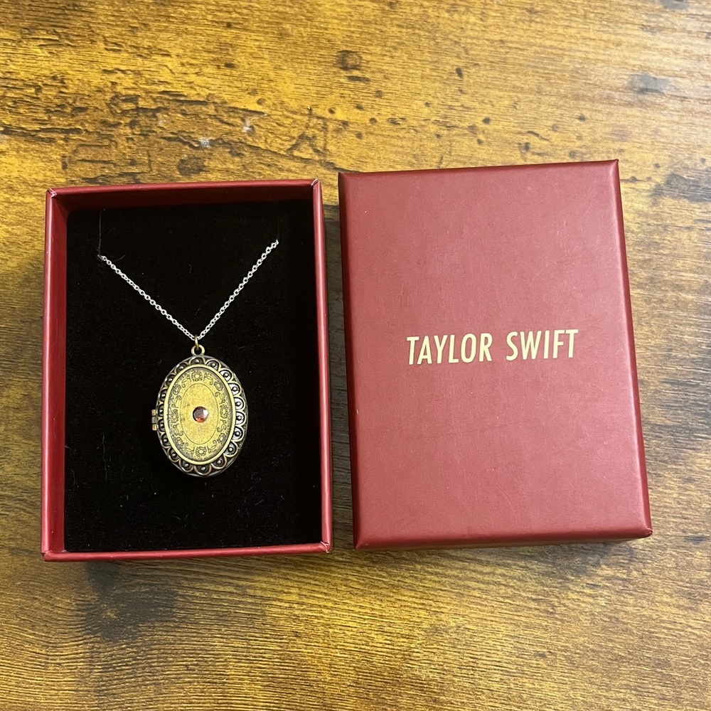 NIB Taylor Swift Red Taylor’s Version We’ll Run Locket Sold Out Rare Exclusive